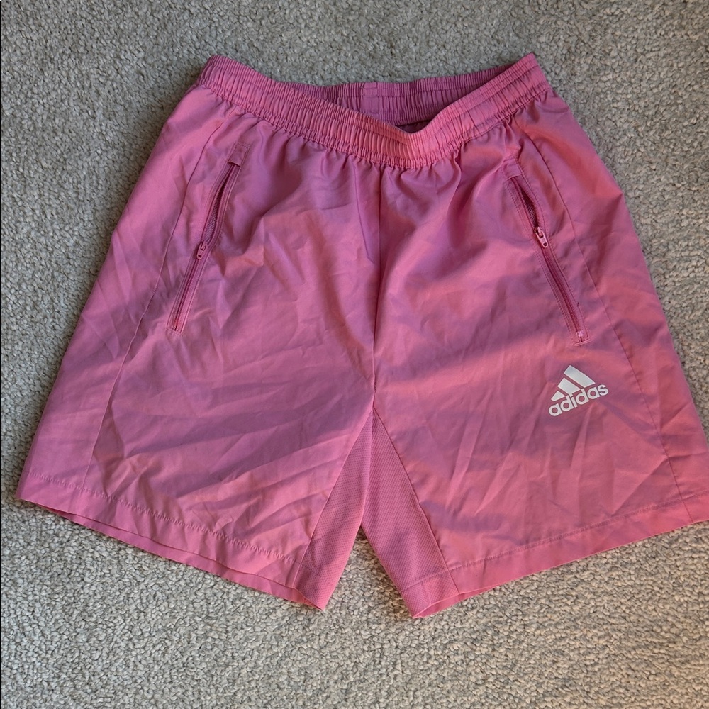 Men’s Adidas Bright Pink Sports Shorts